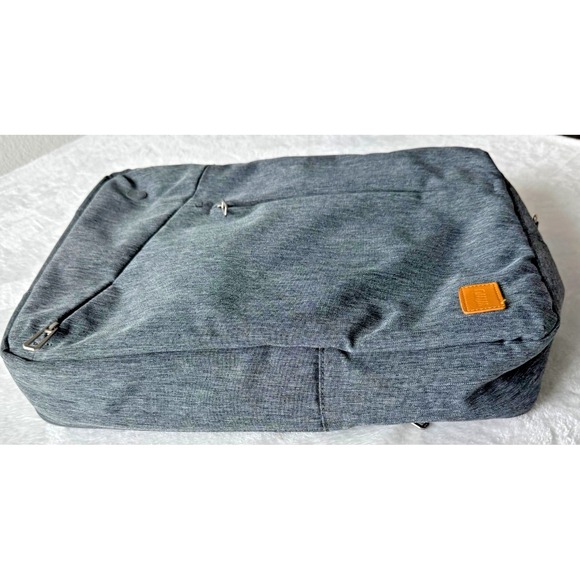 WiWU Transformer Laptop Backpack Messenger Bag Briefcase Unisex Gray Padded - Picture 3 of 16